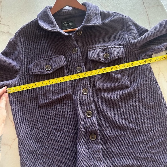 Sanctuary x Anthropologie Terra Knit Shacket Button Jacket Purple Women’s Small‌ - Picture 9 of 12